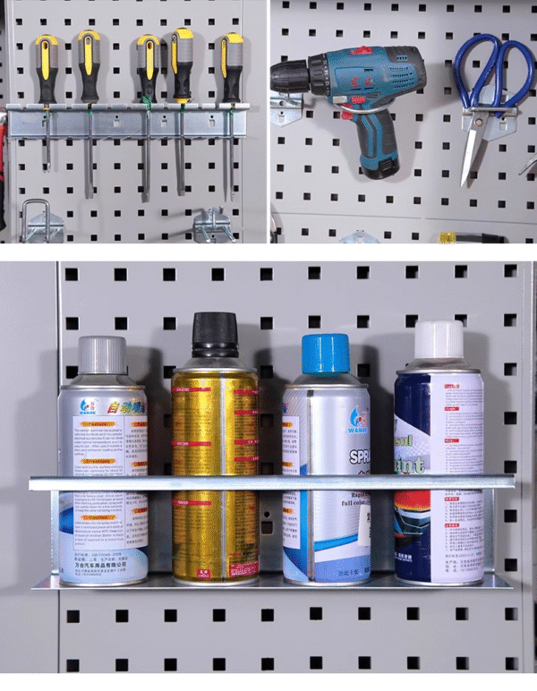 5-Drawer 0.7mm Cold-Rolled Steel Hardware Tool Cabinet 300kg Load Capacity Anti-Dislodging Locks Non-Slip Tool Storage Workshop - Gambar 4