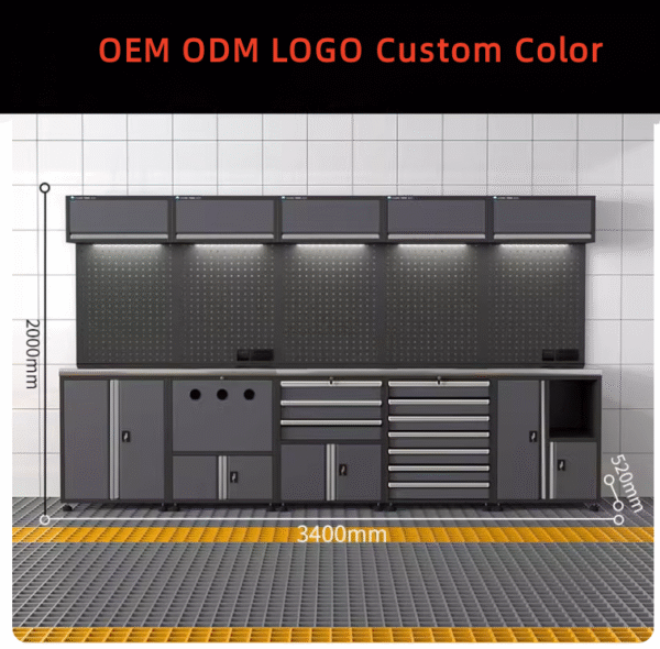 Outdoor Storage Beauty Salon Mechanics Tool Rolling Cabinet Cnc Rolling Metal Mechanics Tool Cabinet With Tools - 이미지 5