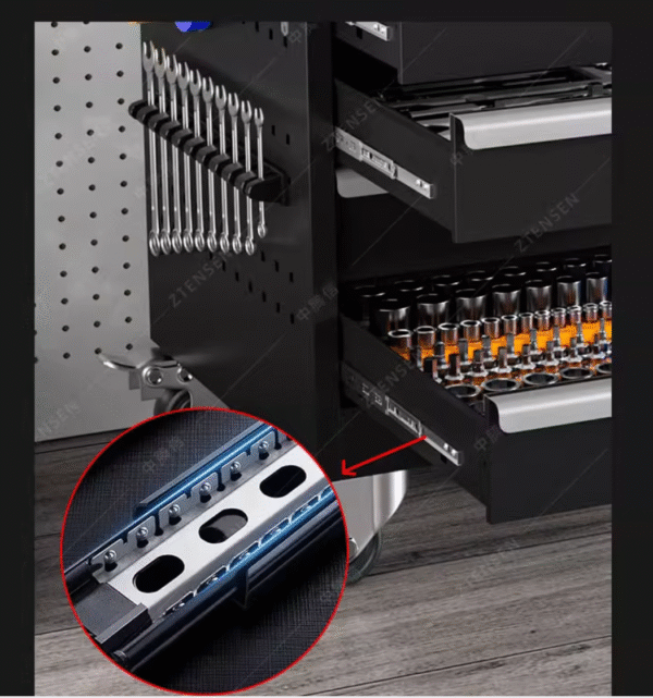 Tool Box Roller Cabinet 72 Icon Trolley Combination Steel Tool Cabinets Workshop Cabinets With Tools for Garage - 이미지 6