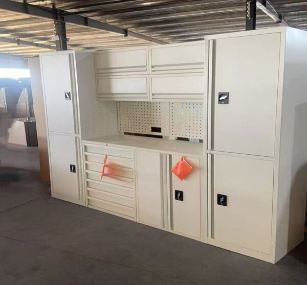 OEM Customized Heavy-Duty Iron Workbench and Workshop Cabinet Combination Garage Workstation Storage Tool Cabinet - 이미지 7